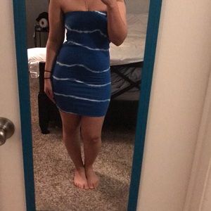 Body con tie die dress